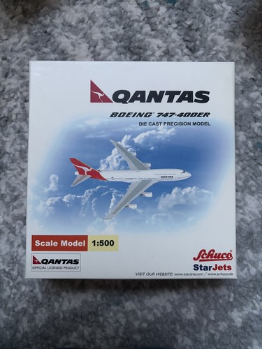 Schuco qantas boeing 747 - schuco,