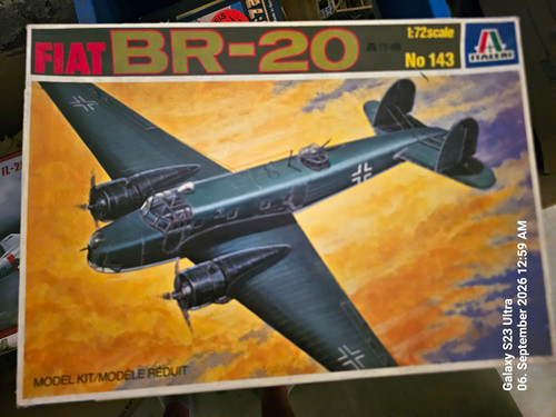 Italeri fiat 1 - fiat, br-20