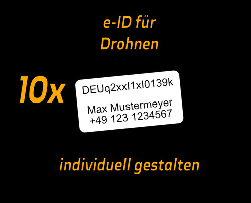 Drohnen id modellflug - e-id, /