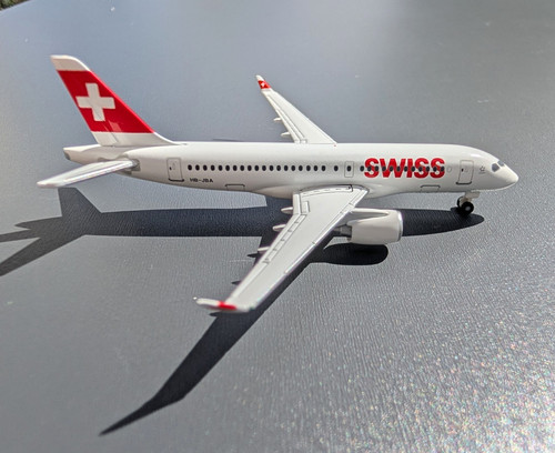 Herpa wings swiss bombardier - herpa,
