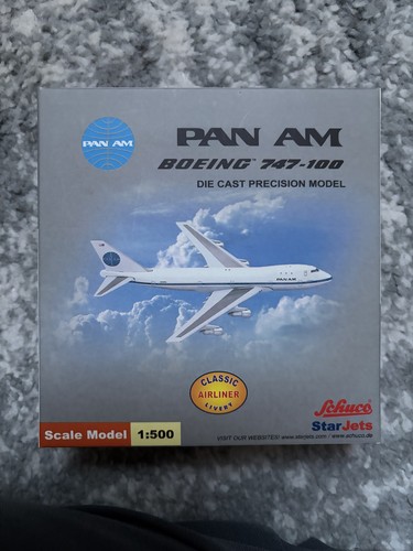 Schuco pan boeing 747 - schuco, am