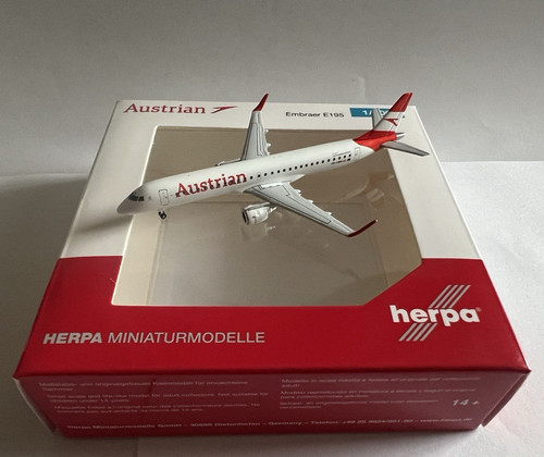 Herpa austrian embraer - austrian,